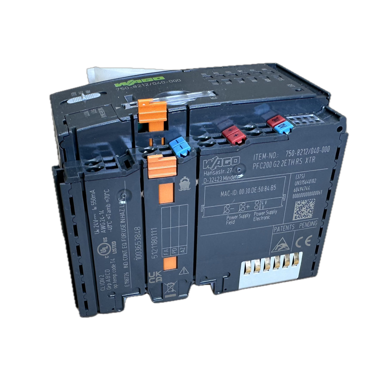 LK5127 Controller PFC200 Ethernet RS232 485 Wago 750-8212/040-000_4
