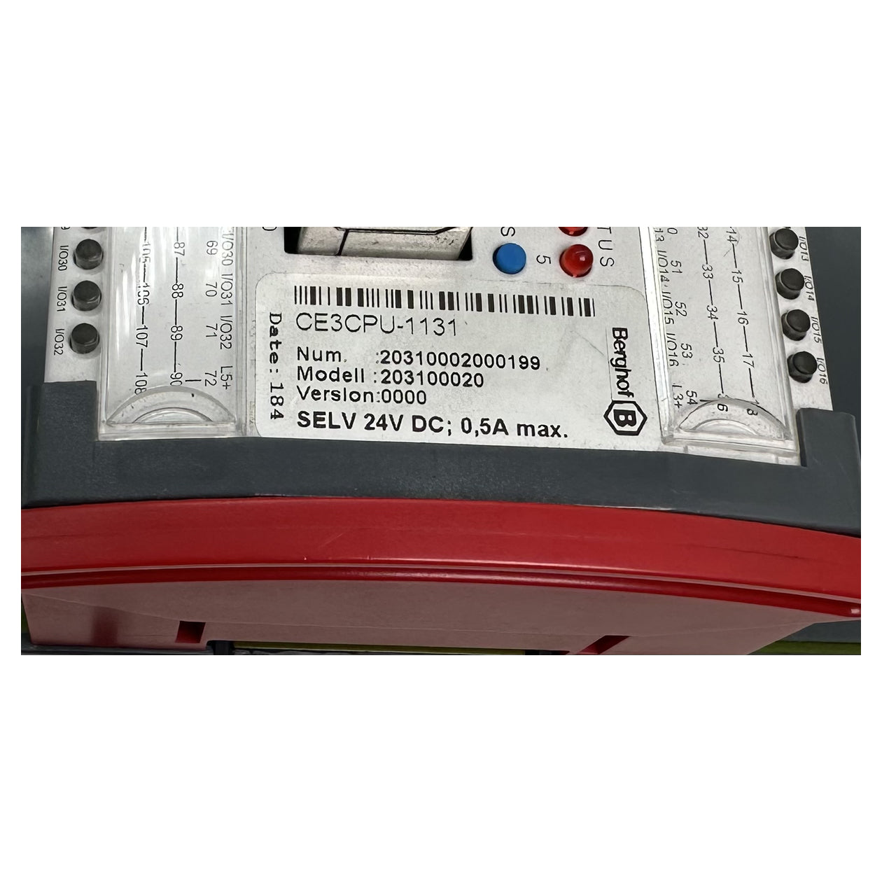 LK5145 Steuerung Central Processing Unit Berghof CE3CPU-1131 Vers 0_6
