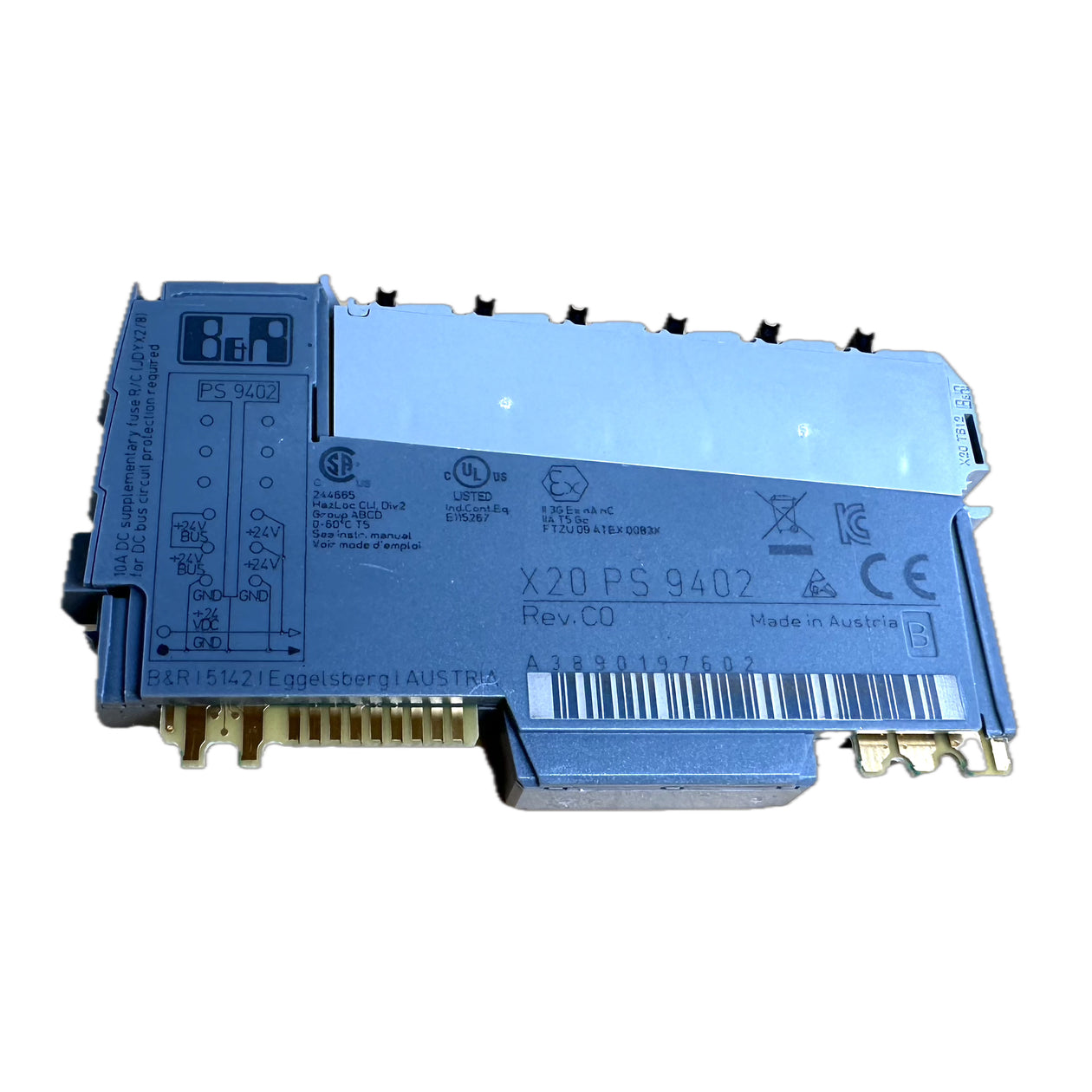 LK5161 power supply module B&R X20PS9402 Rev C0_2
