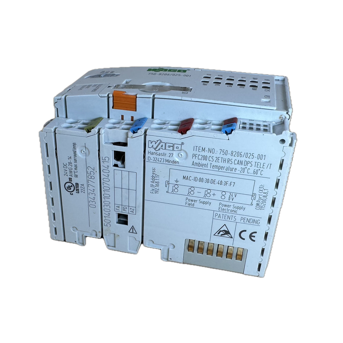 LK5168 PFC200 Controller Ethernet RS232 485 Profibus Can Wago 750-8206/025-001_2