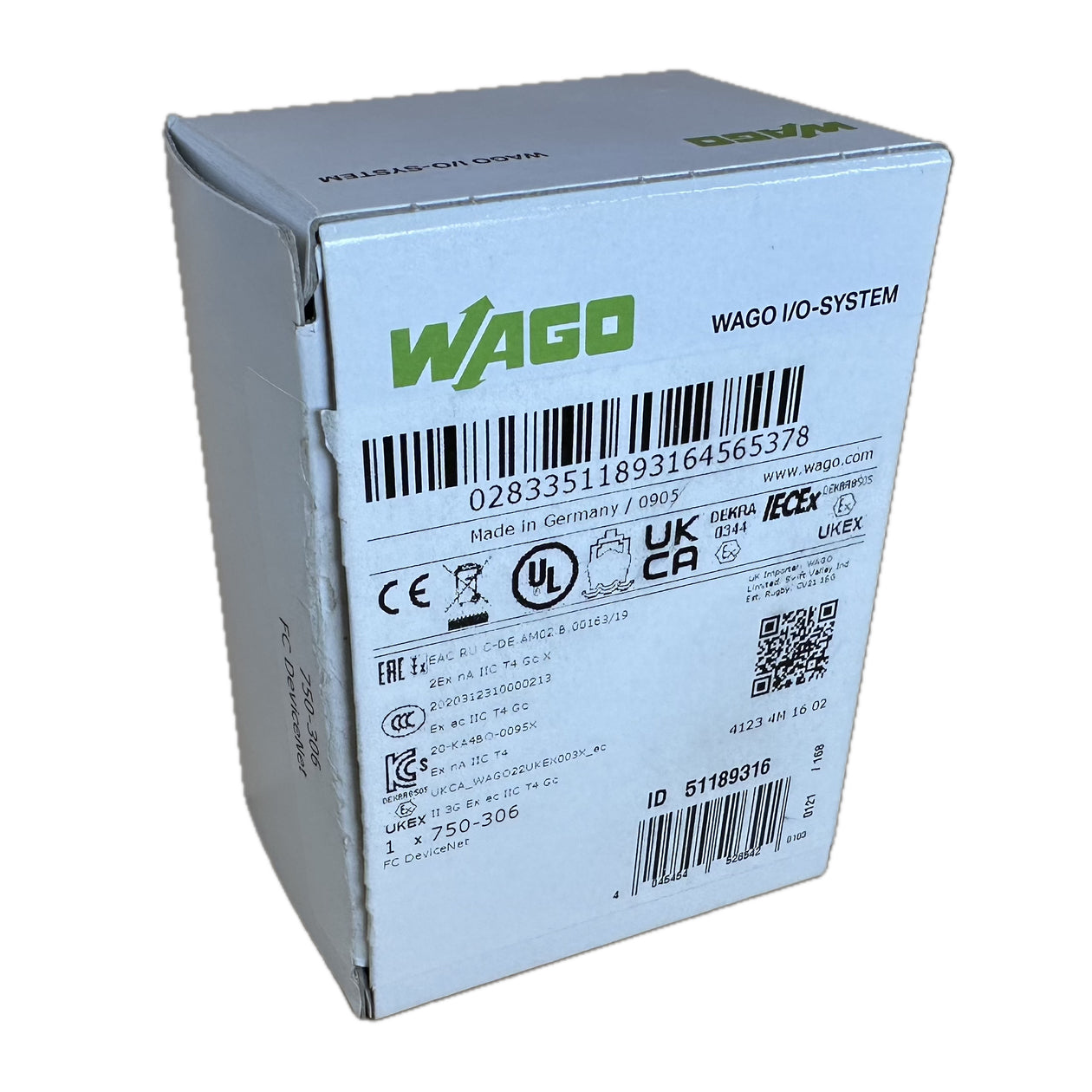 LK5173 DeviceNet Feldbuskoppler Wago 750-306 Siegel offen