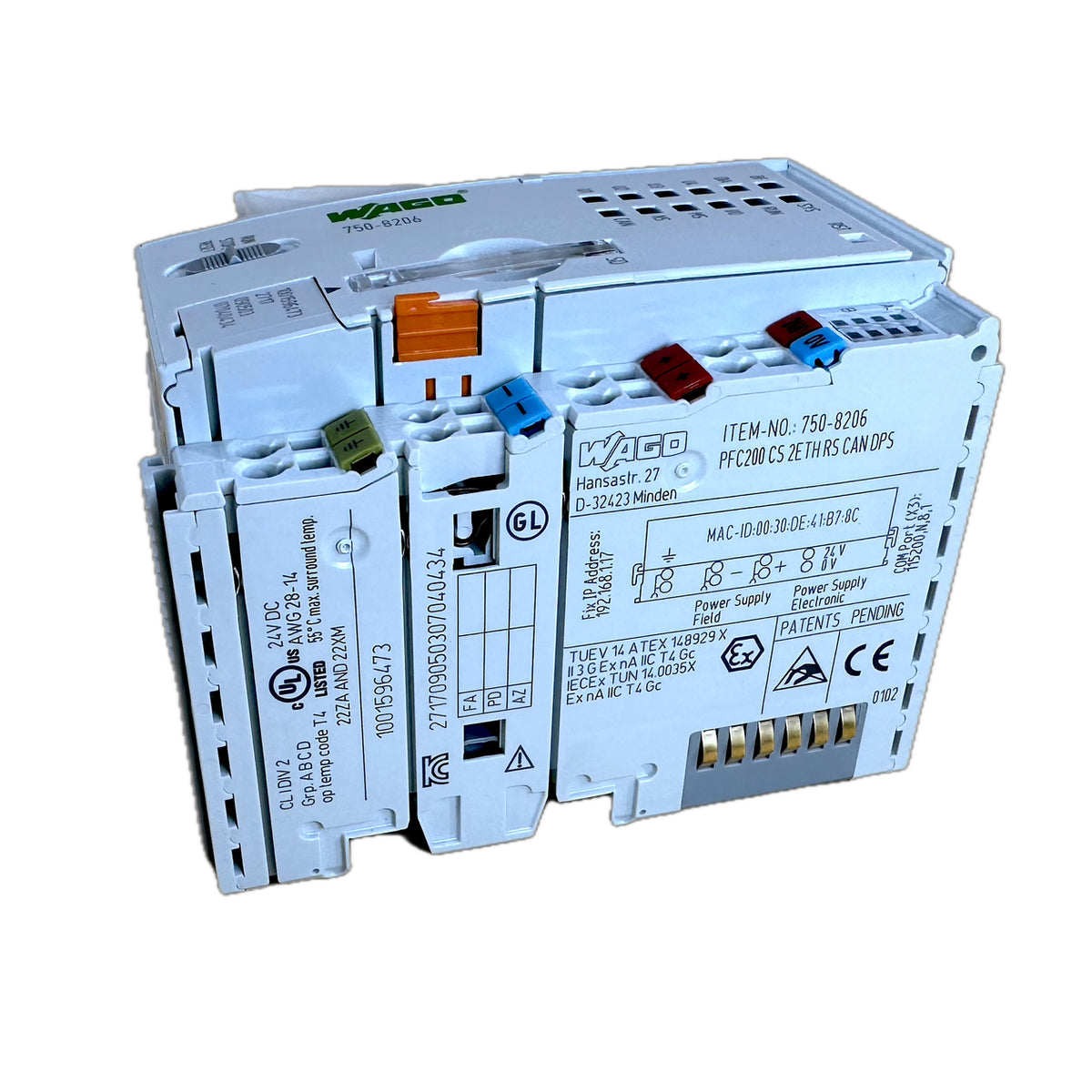 LK5266 PFC200 Controller Ethernet RS232 485 Profibus Can Wago 750-8206_3