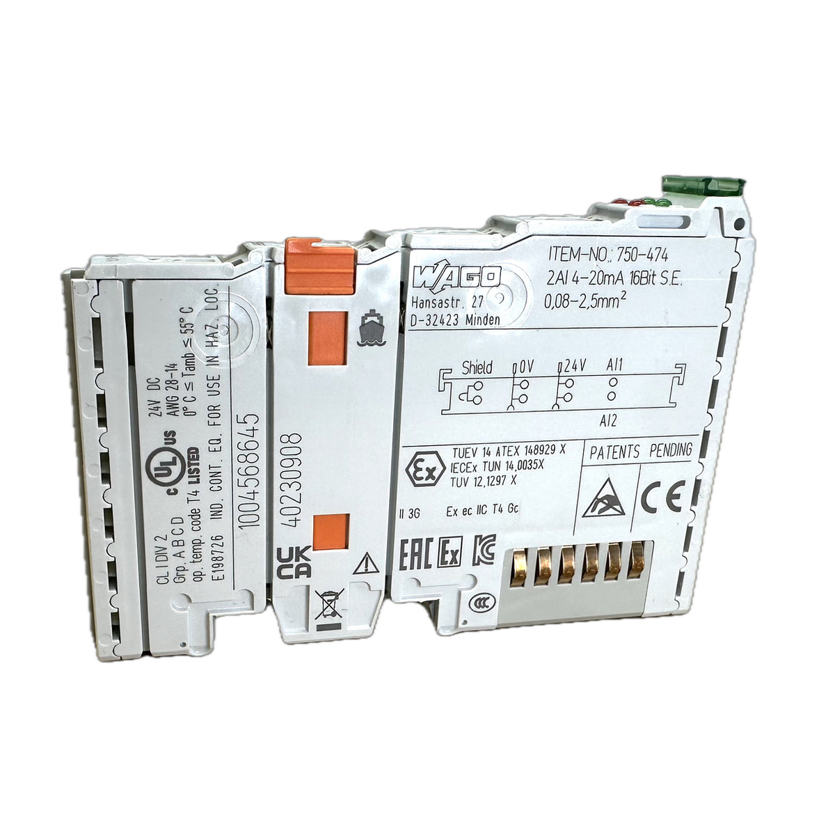 LK5289 2 Kanal Analogeingangsmodul Wago 750-474_2