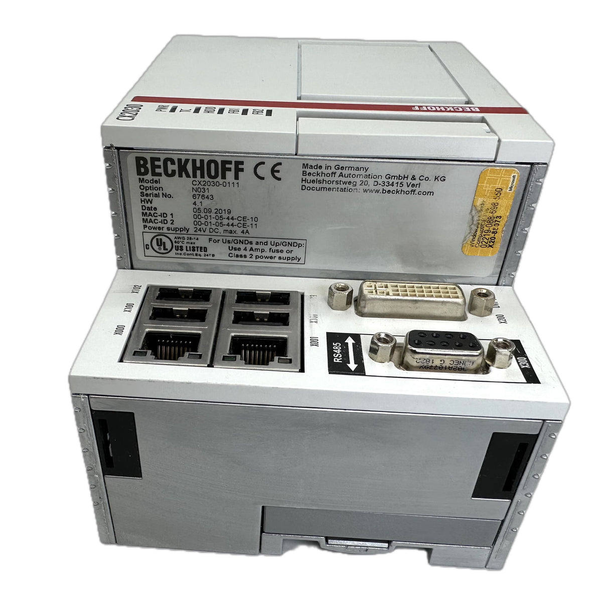 LK5293 Embedded Industrie PC Beckhoff CX2030-0111_4