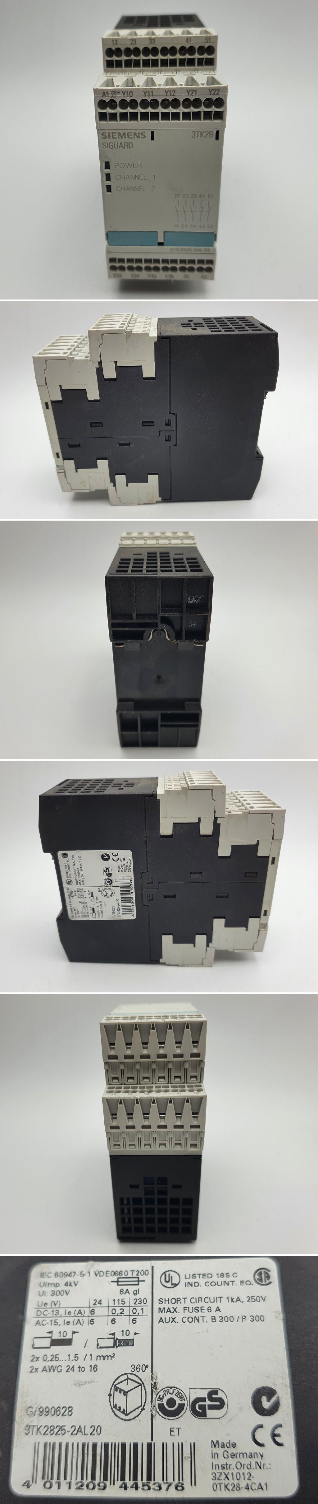 LK53 Sicherheitsrelais Siemens 3TK2825-2AL20_2