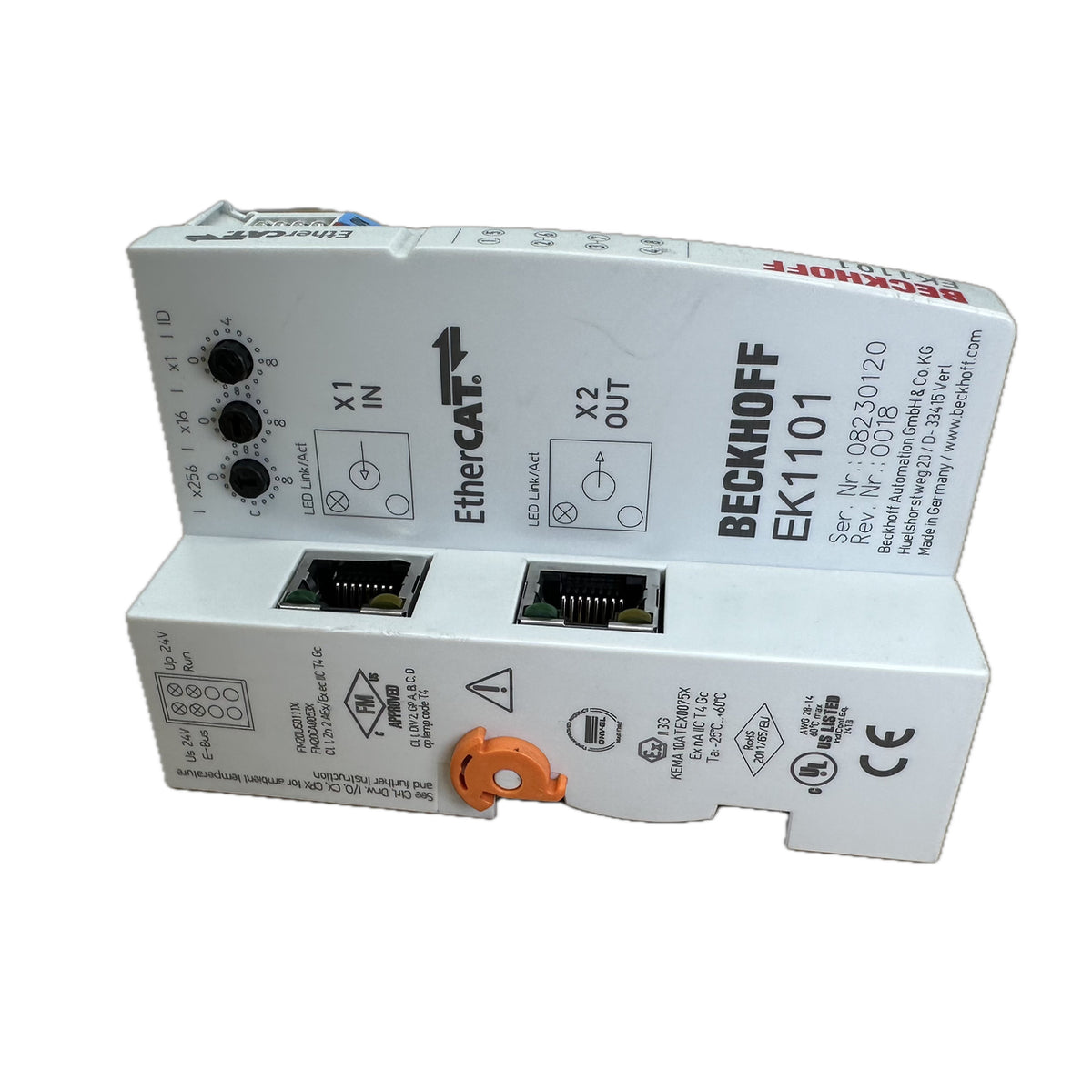 LK5310 EtherCAT Koppler mit ID Switch Beckhoff EK1101_2