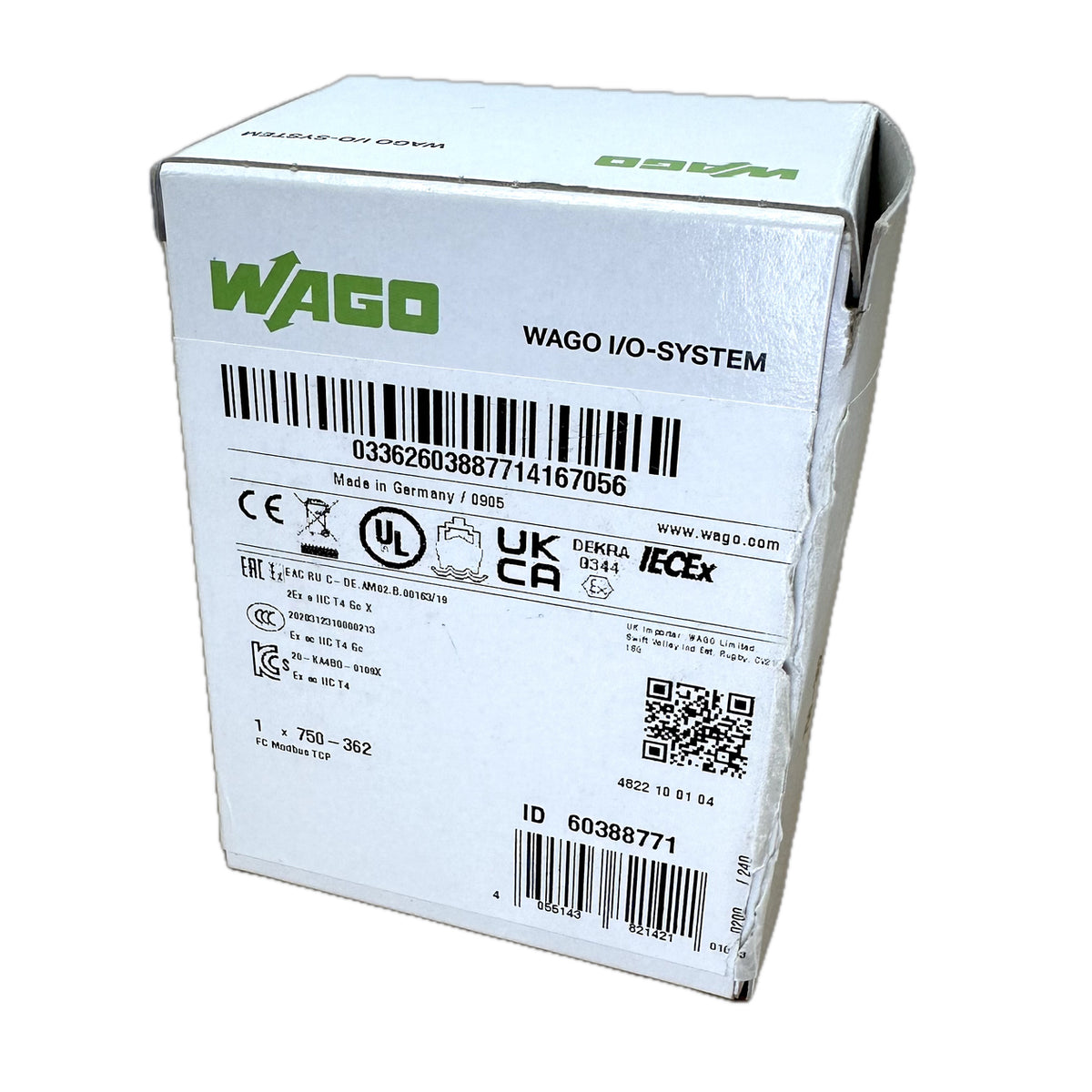 LK5329 Modbus TCP UDP Feldbuskoppler 4 Gen Wago 750-362 Siegel offen