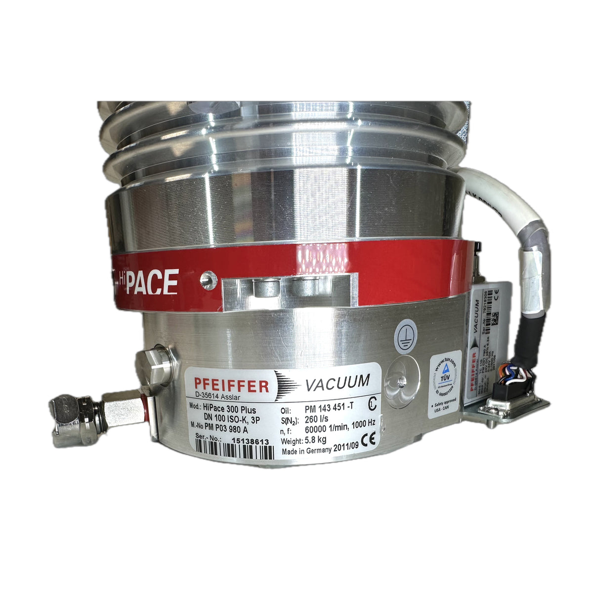 LK5381 Turbomolekularpumpe Turbopumpe Pfeiffer HiPace 300 Plus DN100 ISO K TC110_4