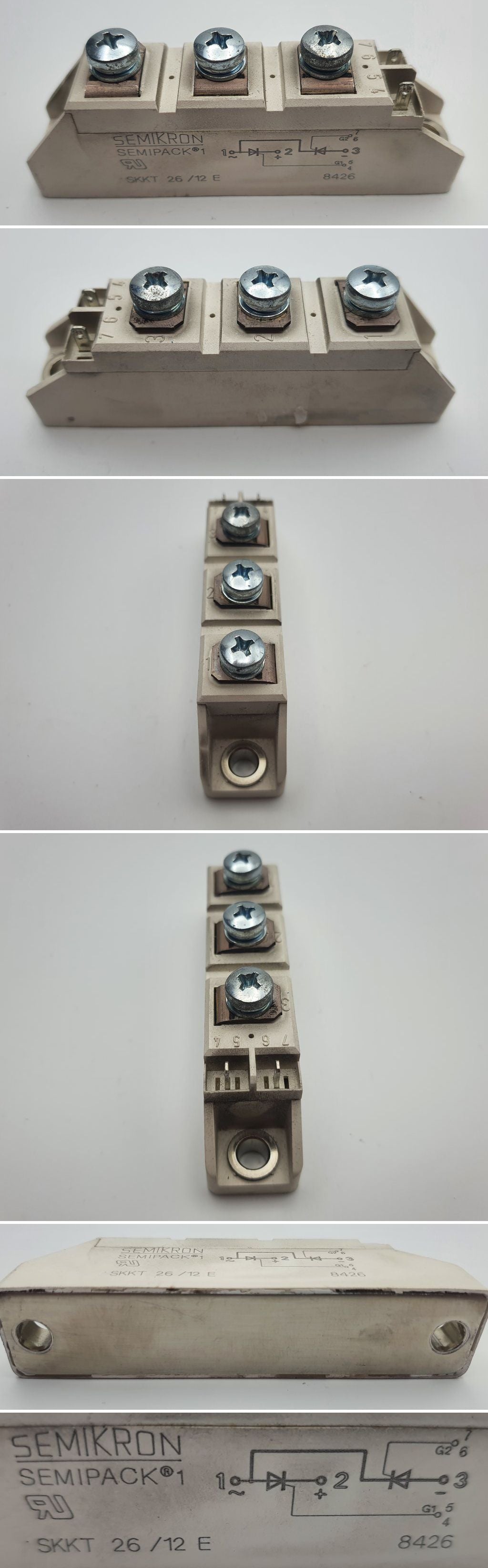 LK62 IGBT Insulated gate bipolar transistor Semikron SKKT 26/12E_2