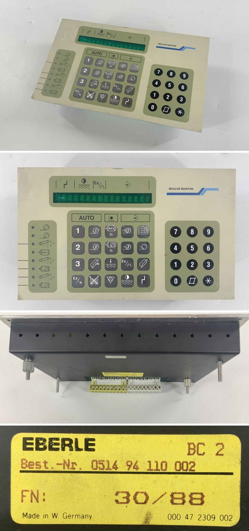 LK632 Bedienpanel Müller Martini Eberle BC2 051494110002 30/88_2