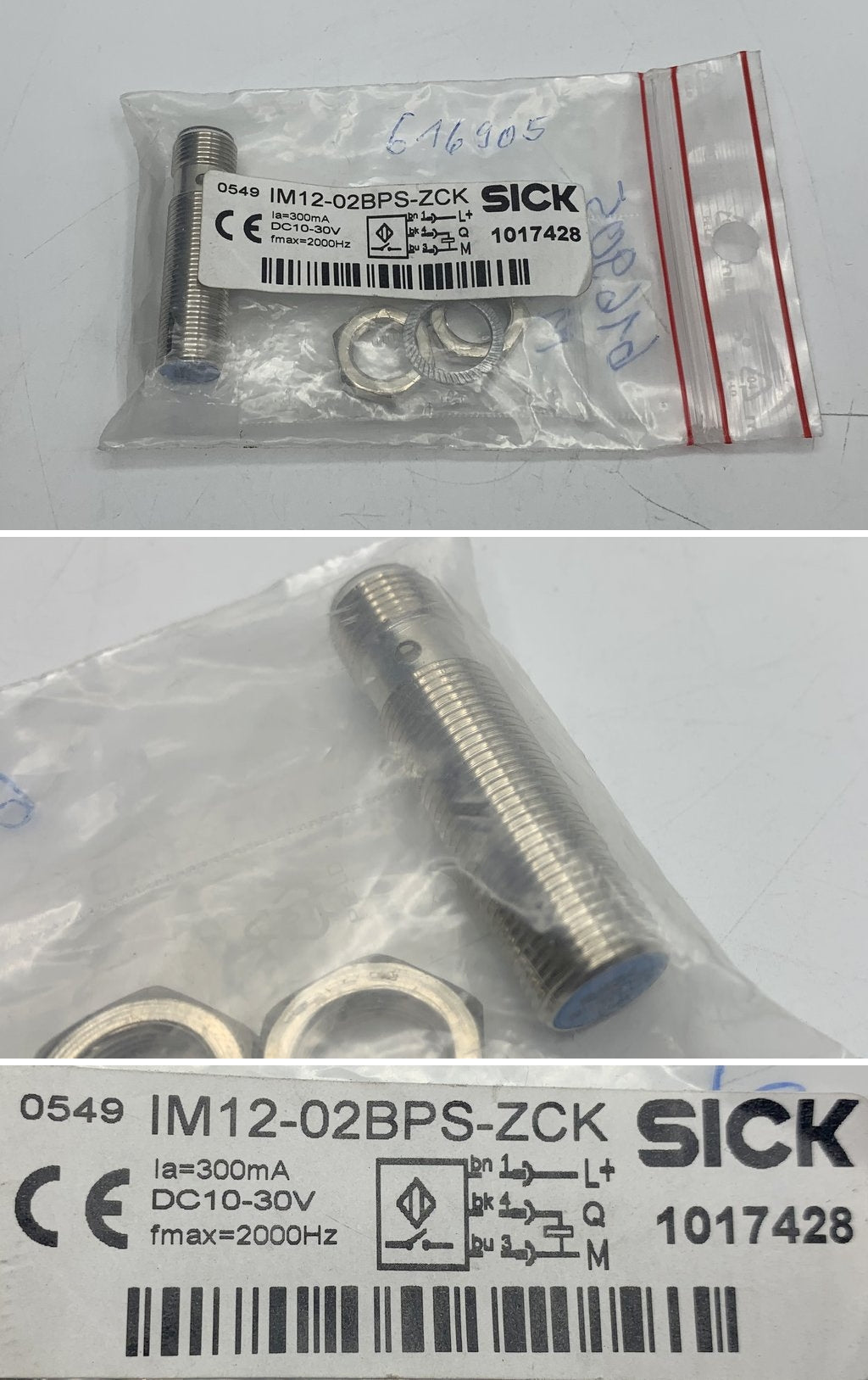 LK780 Näherungssensor Sick IM12-02BPS-ZCK 1017428 ohne Original Karton