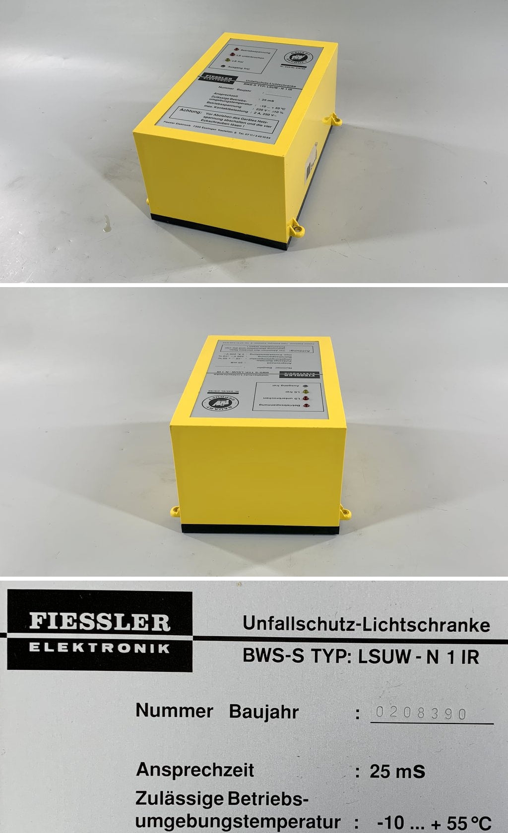 LK846 Steuergerät Fiessler LSUW-N 1 IR 0208390