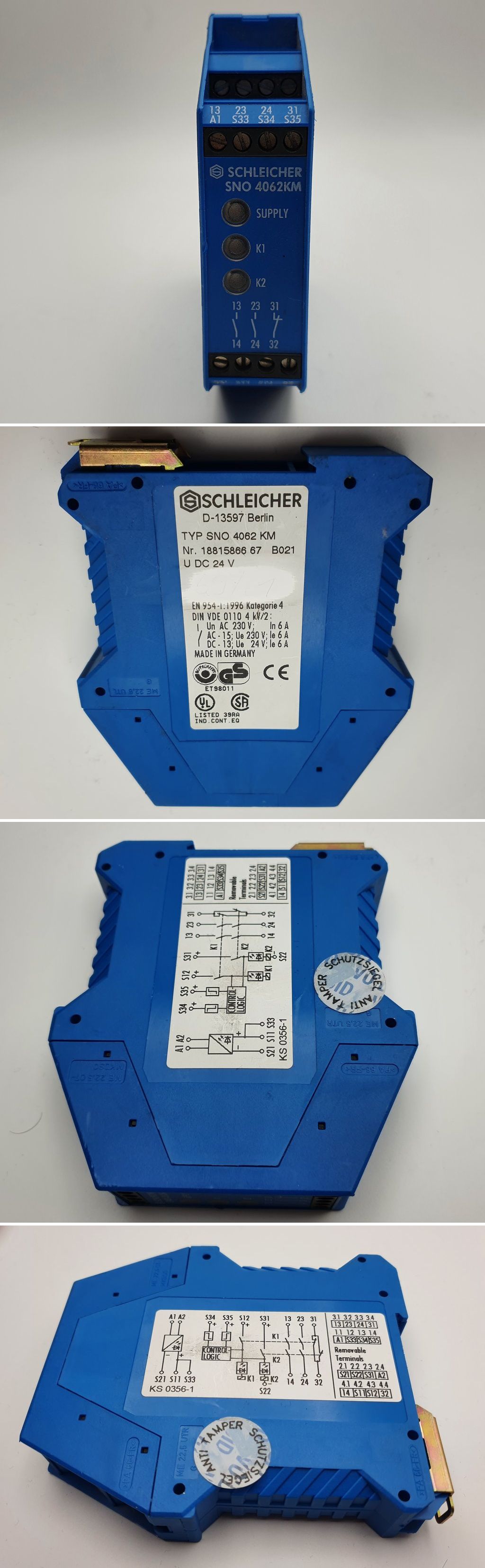 LK85 Sicherheitsrelais Schleicher SNO 4062 KM 24V DC_2