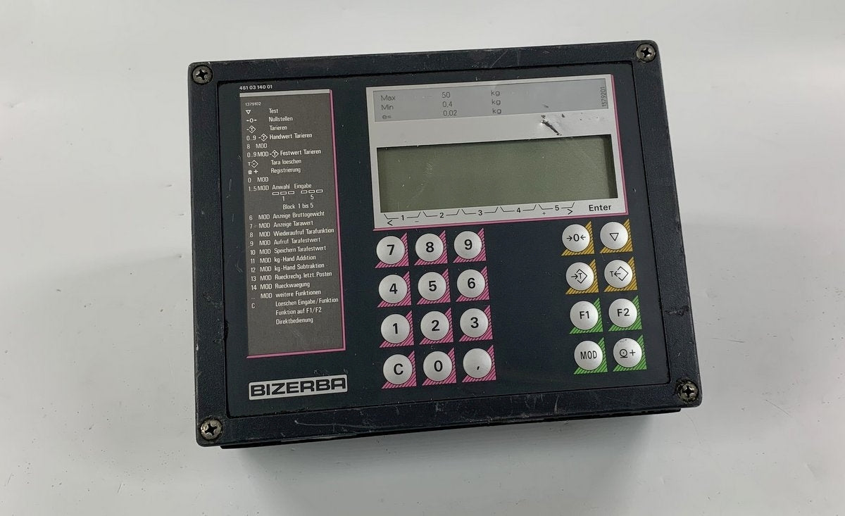 LK855 Wägeterminal Bizerba D93-09-107 Folie defect