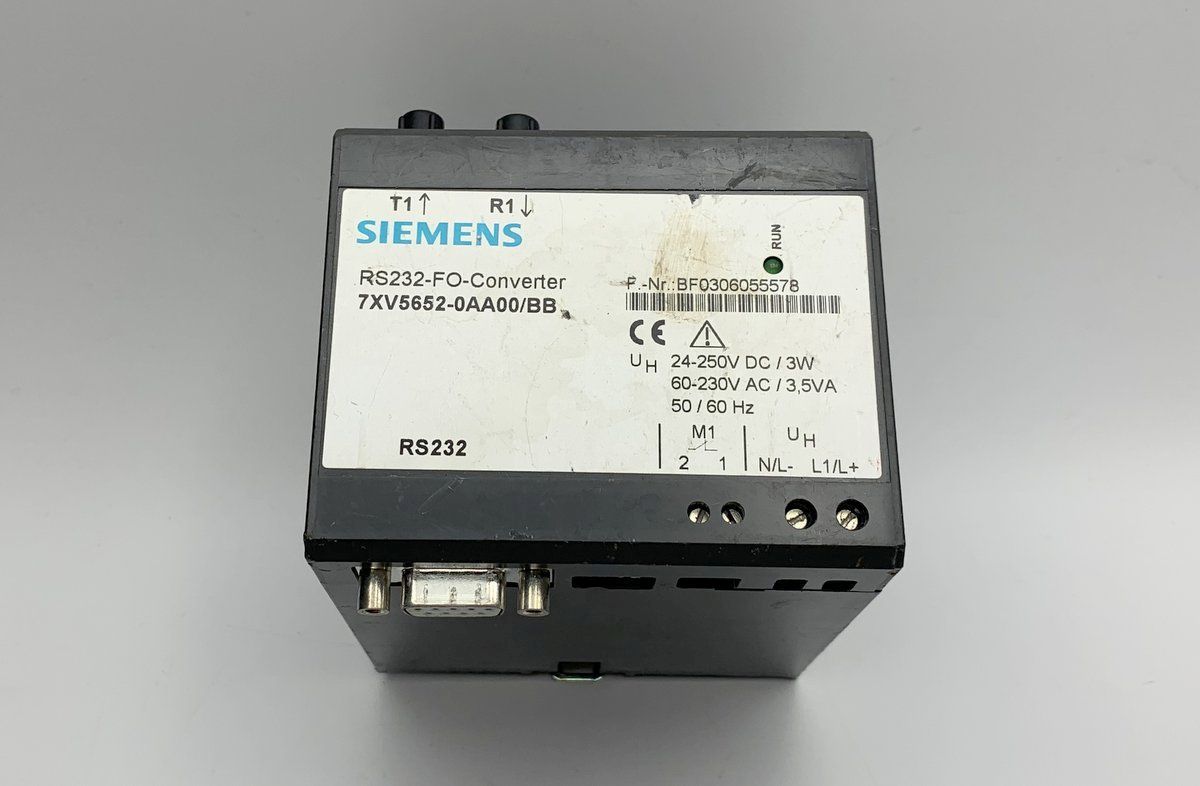 LK923 Converter LWL Siemens 7XV5652-0AA00/BB 7XV5 652-0AA00/BB RS232-FO