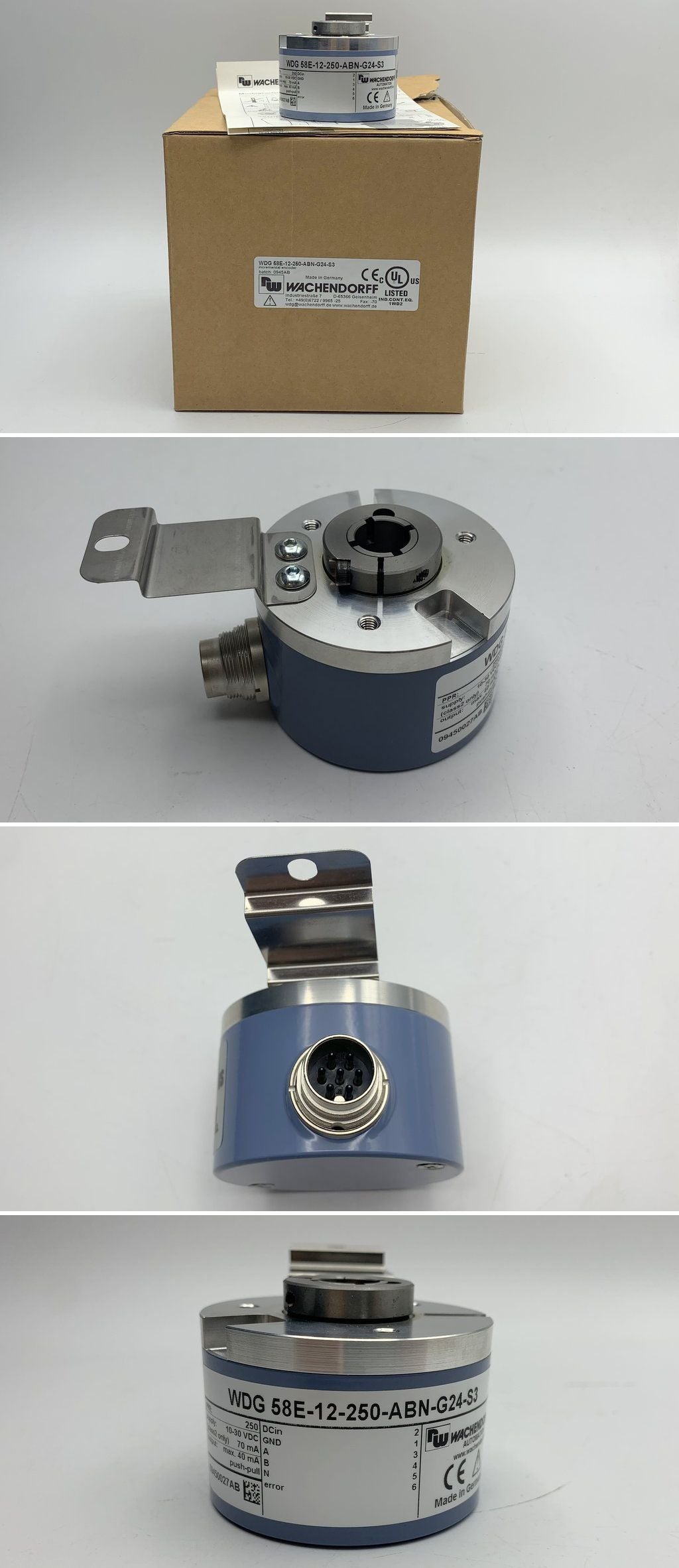 LK931 Encoder Drehgeber Wachendorf WDG 58E-12-250-ABN-G24-S3