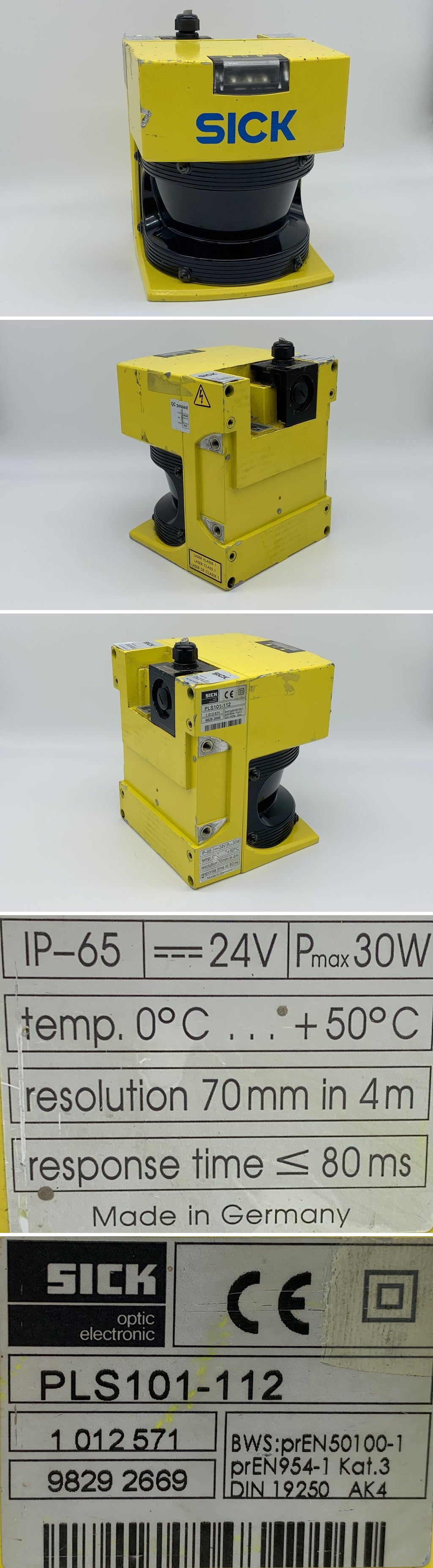 LK935 Laserscanner Sick 1012571 PLS101-112