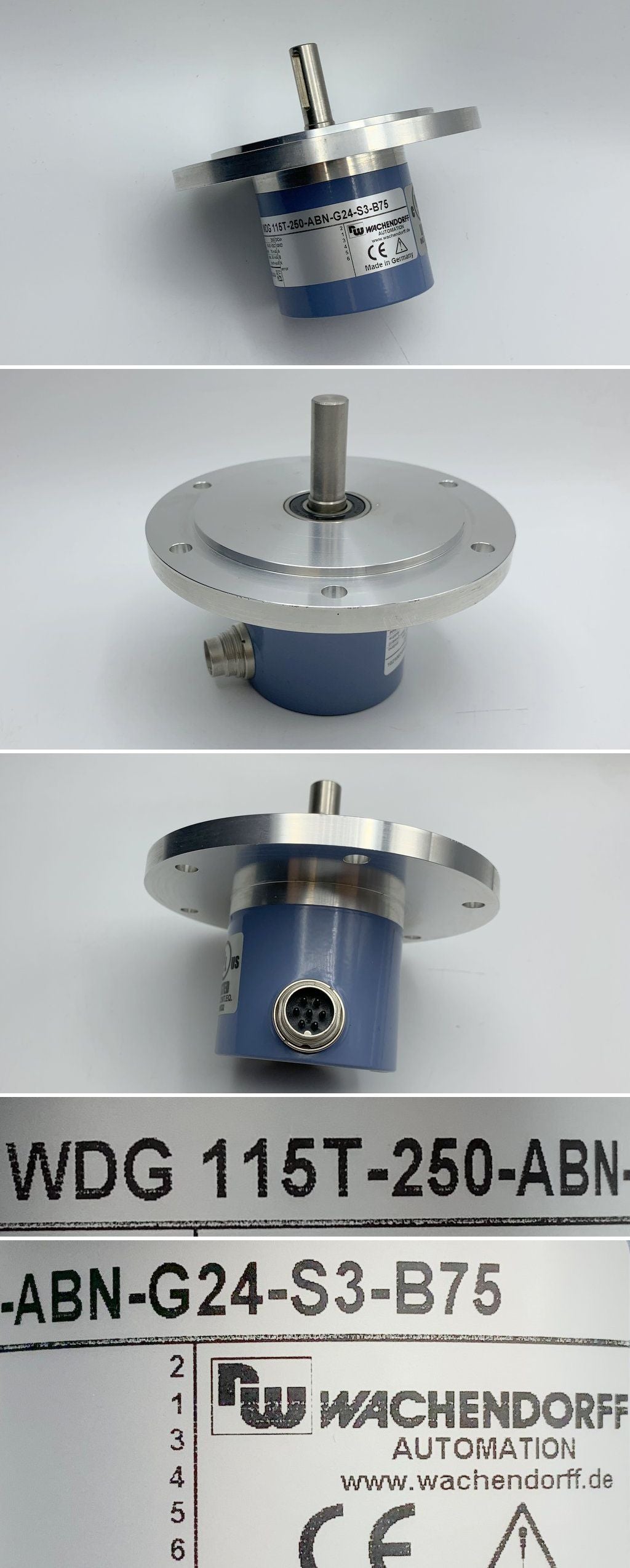 LK984 Encoder Drehgeber Wachendorf WDG 115T-250-ABN-G24-S3-B75