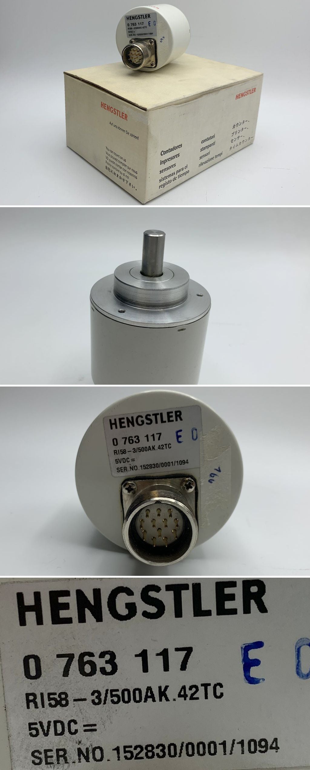 LK990 Encoder Drehgeber Hengstler RI58-3/500AK.42TC 0763117