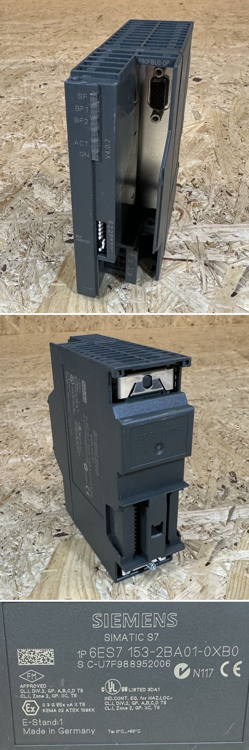 MJ073 Simatic S7 Siemens 6ES7153-2BA01-0XB0 6ES7 153-2BA01-0XB0 E1