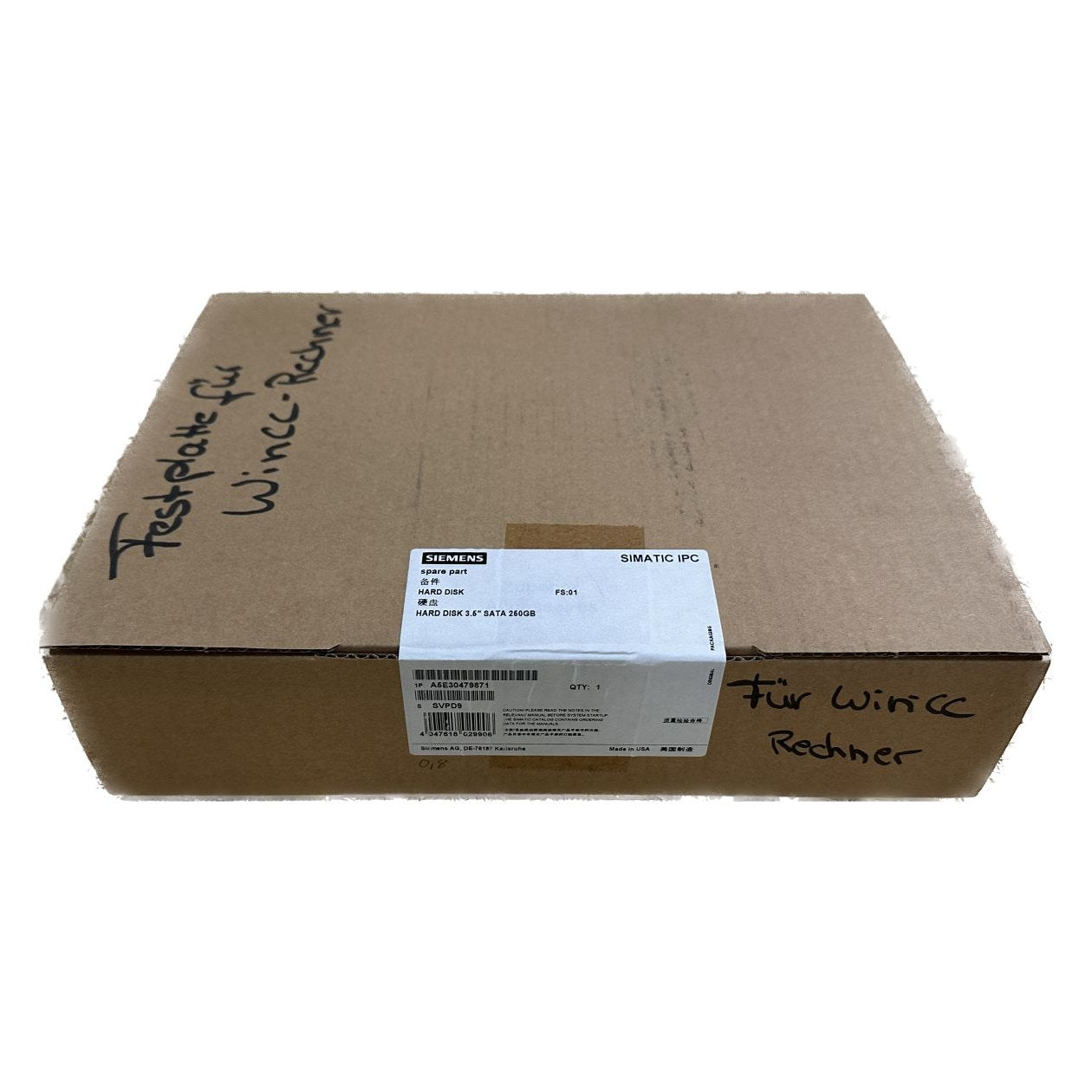.MJ087 Festplatte Siemens A5E30479871 3,5" Sata 250GB