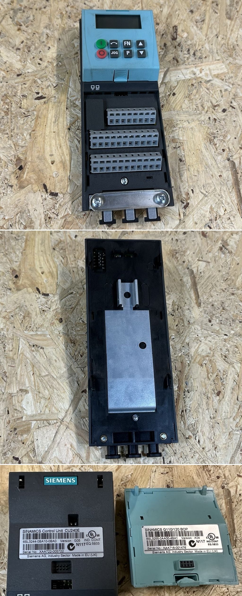 MJ103 Kontrolleinheit CU240E Siemens 6SL3244-0BA10-0BA0 6SL3255-0AA00-4BA1