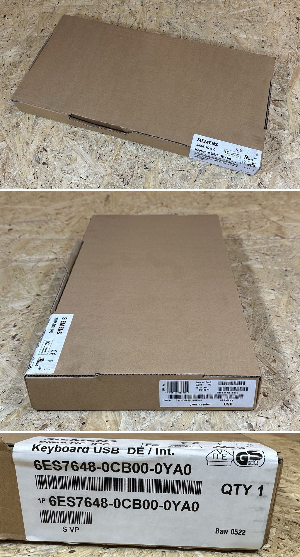 MJ125 USB Tastatur Siemens 6ES7648-0CB00-0YA0