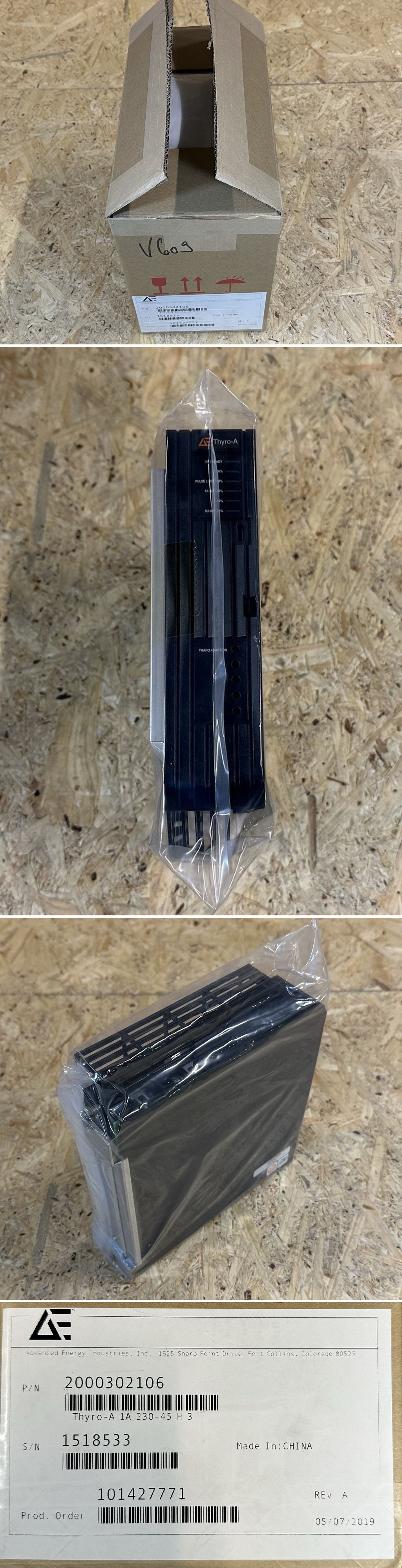 MJ135 Thyristorsteller AEG Advanced Energy Thyro-A 1A 230-45