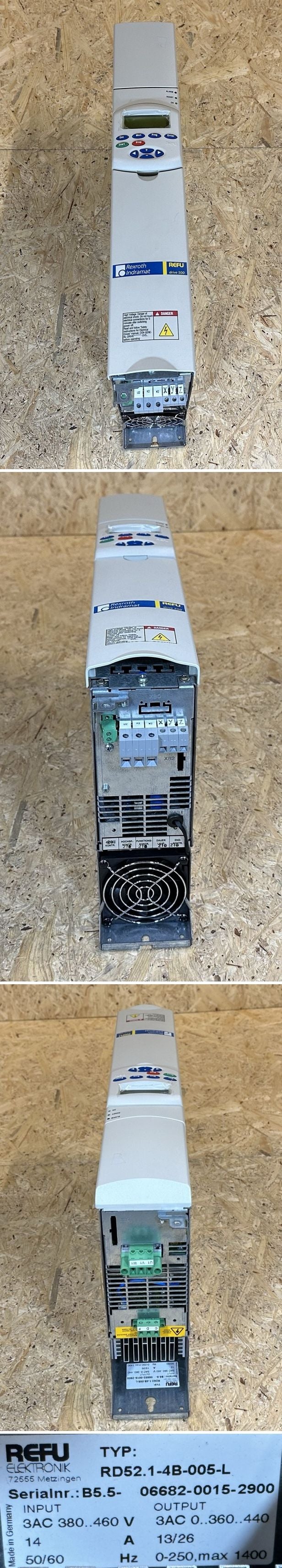 MJ138 Frequenzumrichter Profibus Refu RD52.1-4B-005-L 13/26A