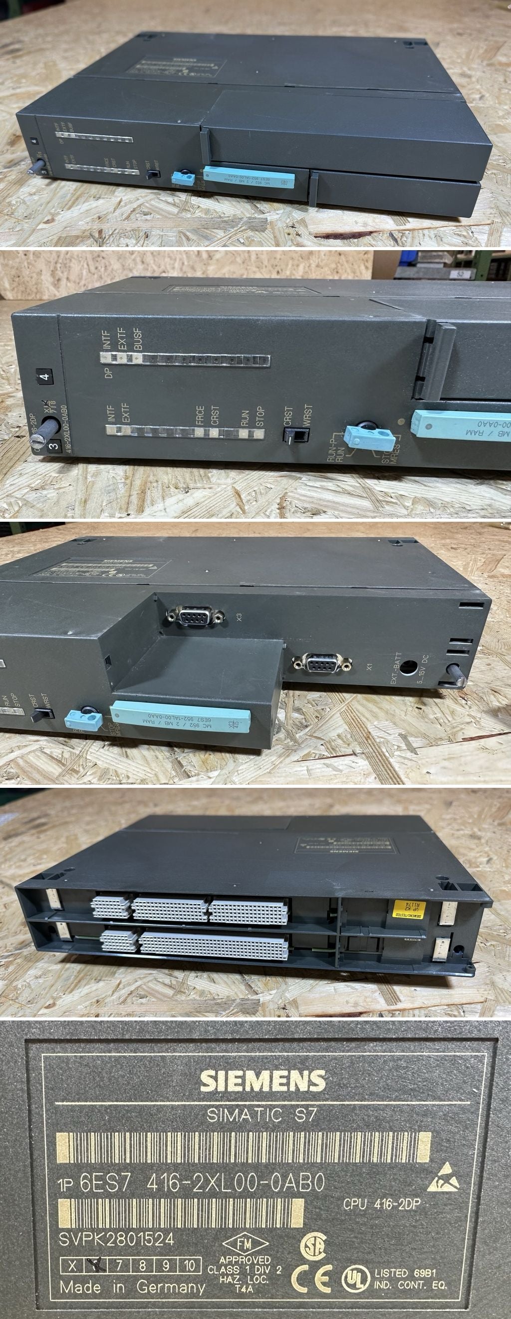 MJ154 CPU 416-2 DP central module Siemens 6ES7 416-2XL00-0AB0 E5