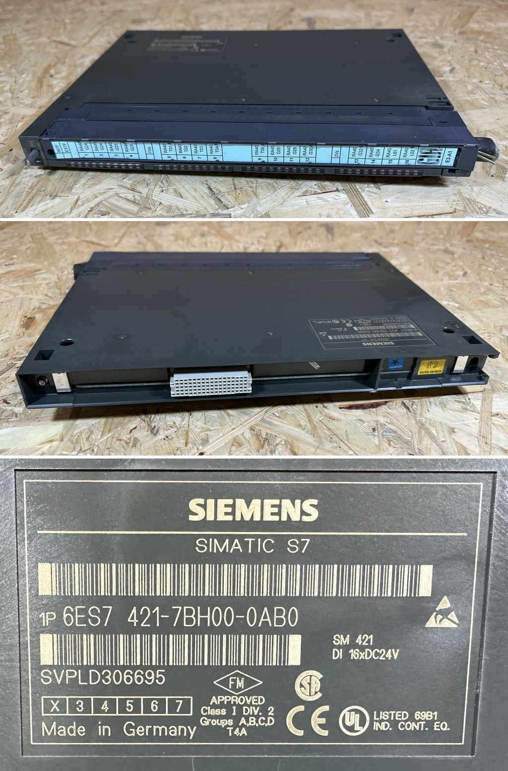 .MJ161 digital input Siemens 6ES7421-7BH00-0AB0 6ES7 421-7BH00-0AB0 E2 SM 421
