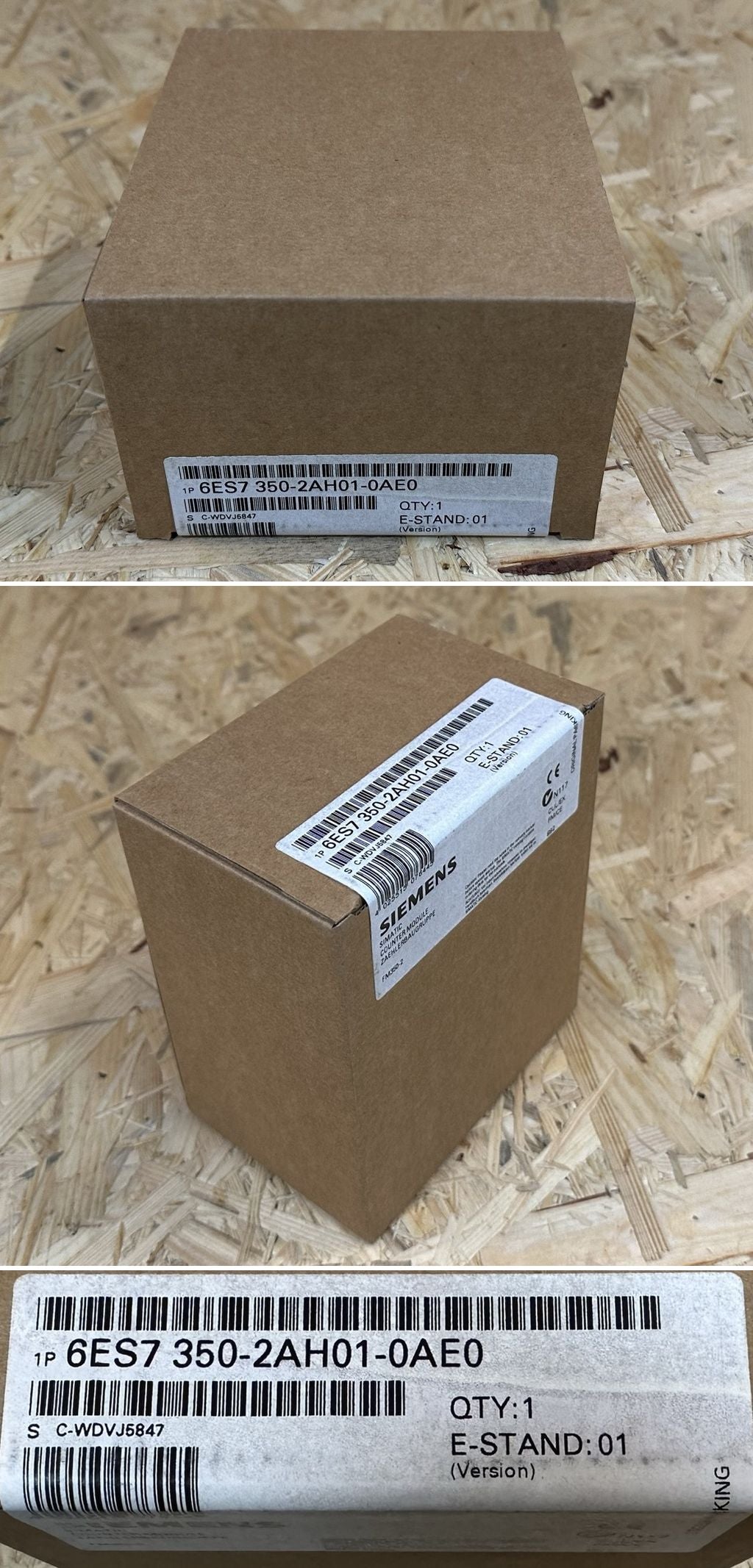 MJ226 Zählerbaugruppe FM 350-2 Siemens 6ES7350-2AH01-0AE0 E1 Versiegelt