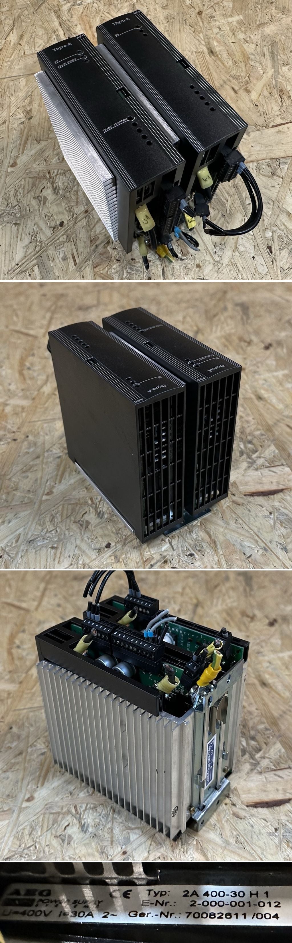 MJ293 Thyristor Leistungssteller Thyristorsteller AEG Thyro-A 2А 400-30 H1