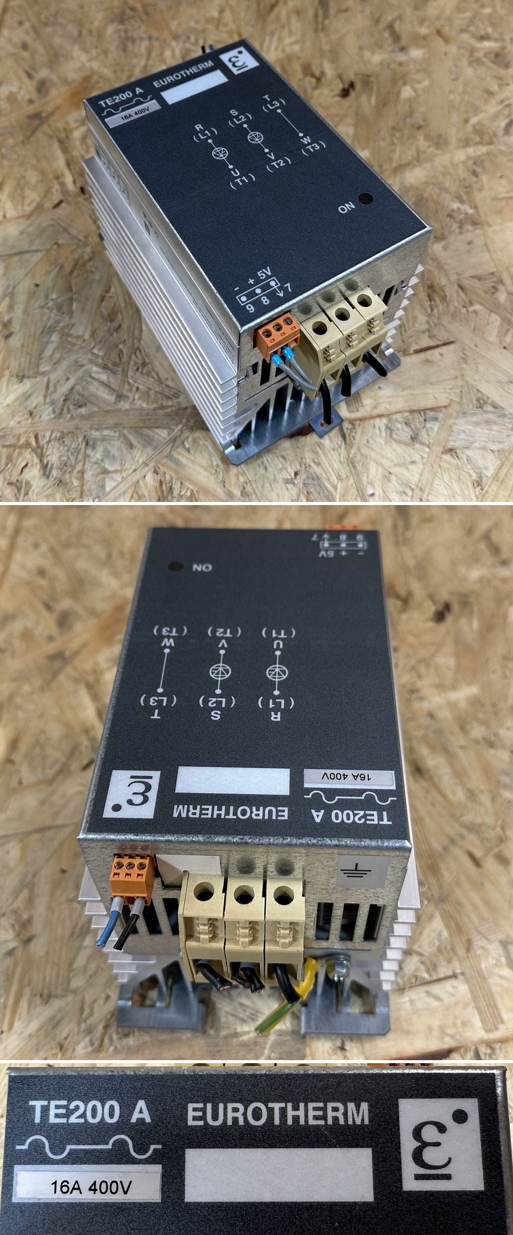 .MJ294 Thyristor Leistungssteller Thyristorsteller Eurotherm TE200 A 16A 400V