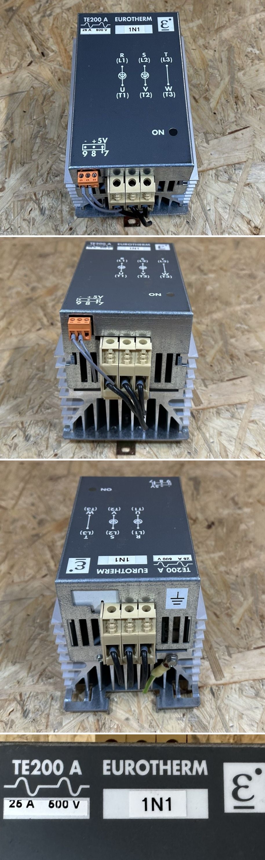 .MJ320 Thyristor Leistungssteller Thyristorsteller Eurotherm TE200 A 25A 500V