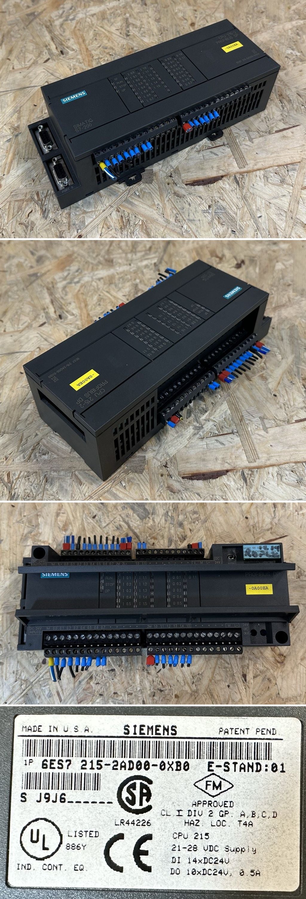 .MJ327 CPU 215 Siemens 6ES7 215-2AD00-0XB0 6ES7215-2AD00-0XB0