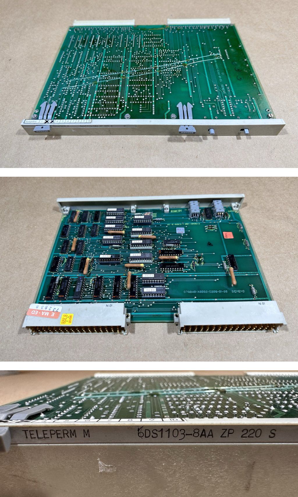 MJ340 Teleperm Stromversorgungsbaugruppe Siemens 6DS1103-8AA