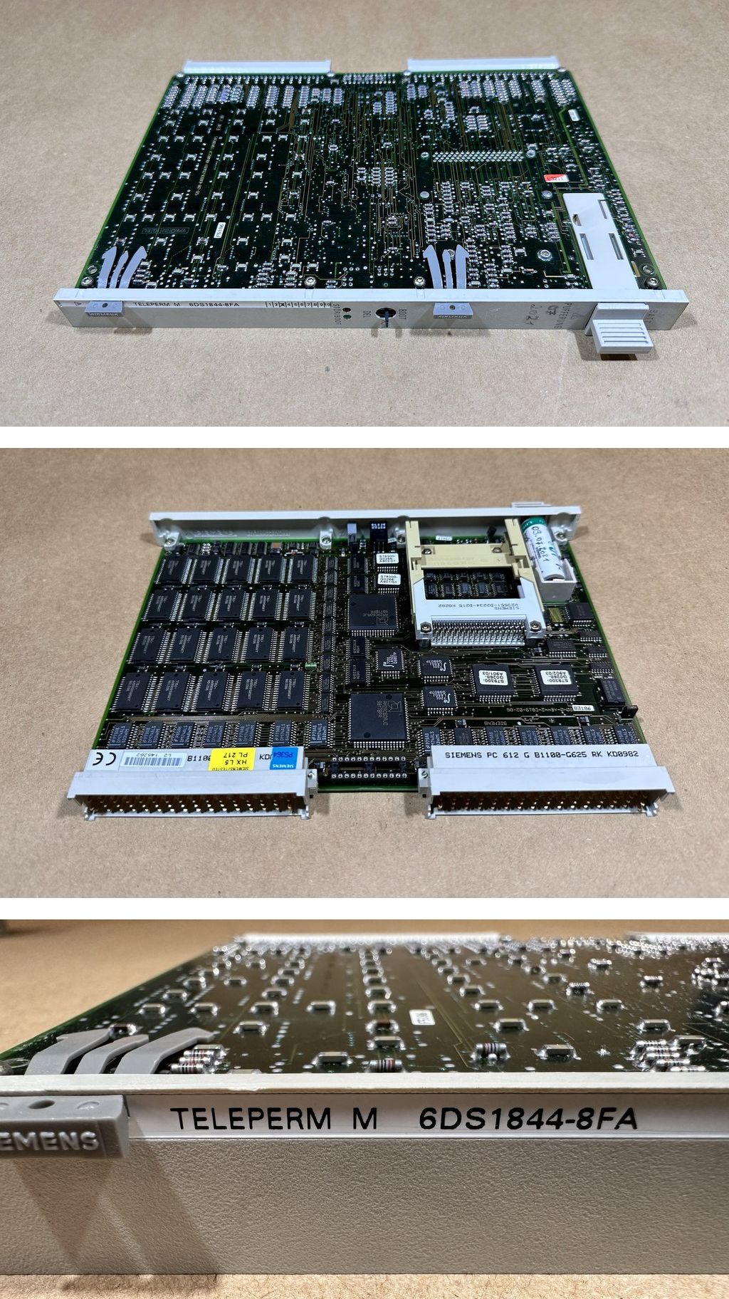 .MJ341 Teleperm Memory Module with ECC Realtime Clock Siemens 6DS1844-8FA