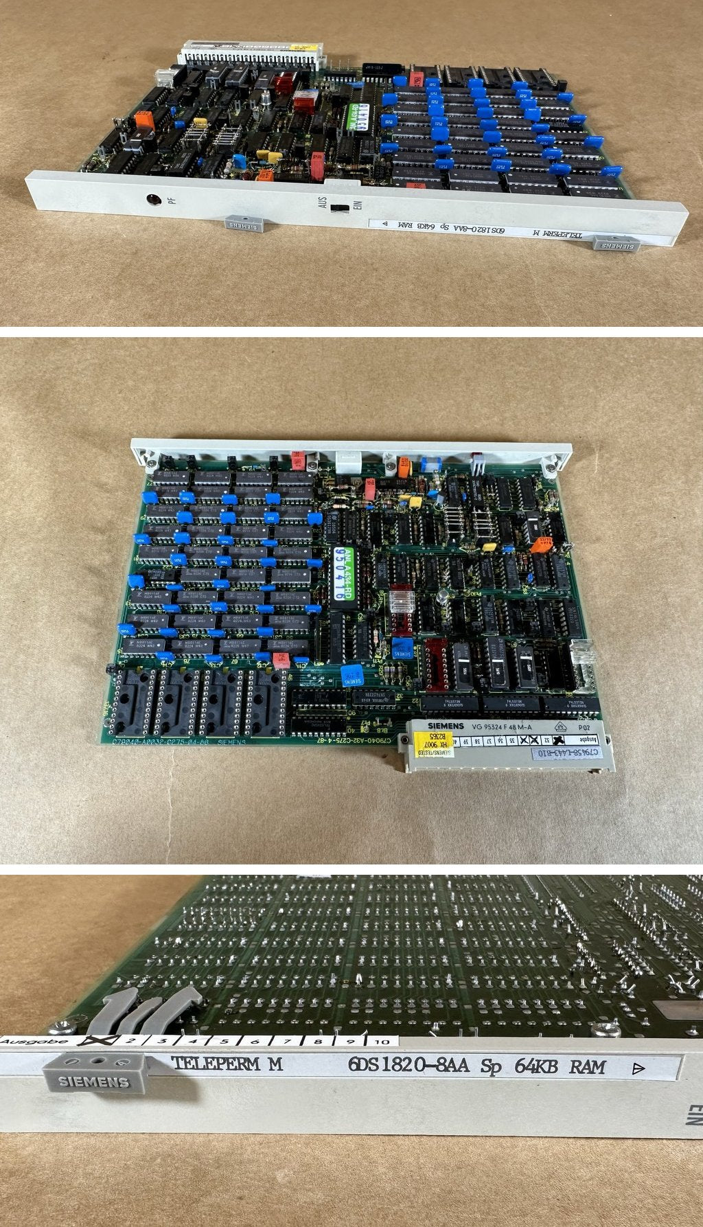 MJ358 Teleperm Nmos Ram Module Siemens 6DS1820-8AA