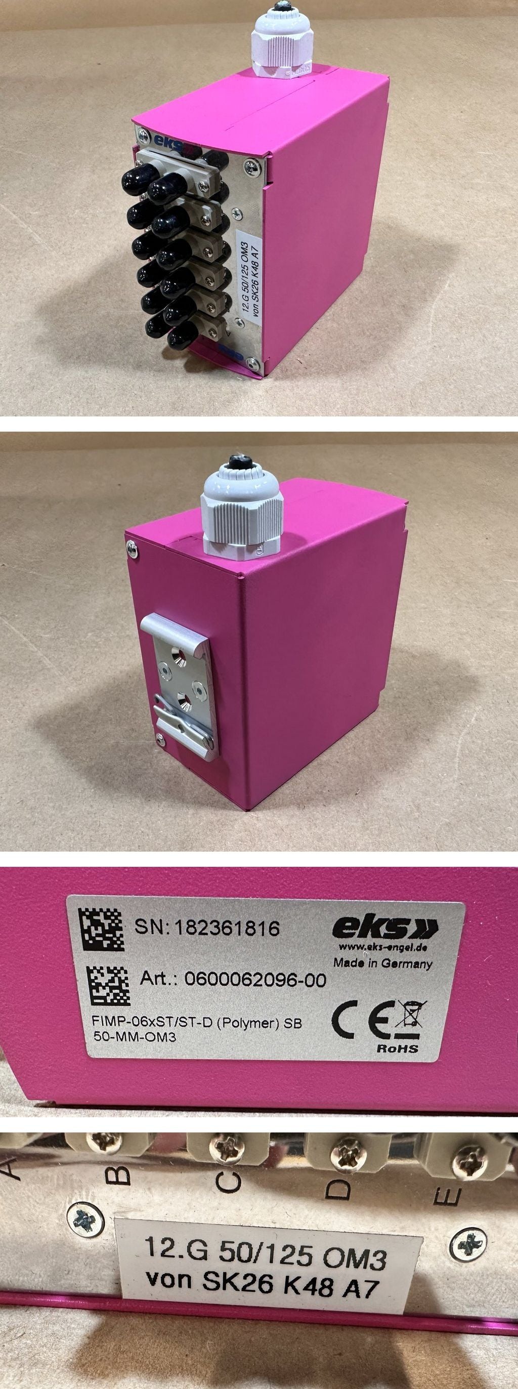 MJ398 LWL Switch EKS 12.G 50/125 OM3 0600062096