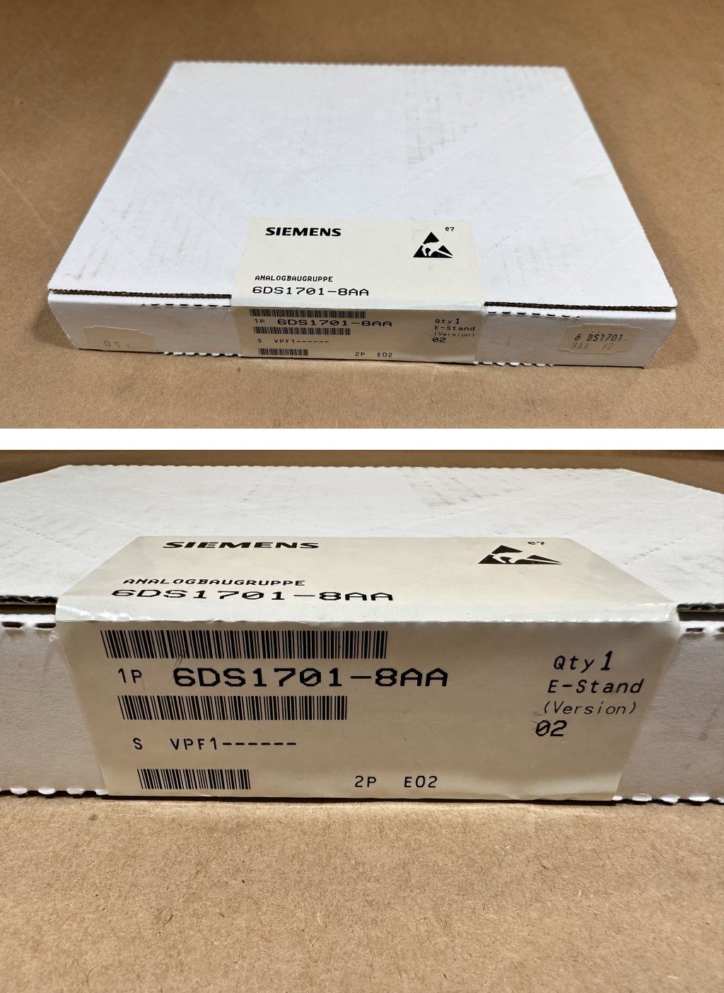 MJ399 Teleperm Siemens 6DS1701-8AA versiegelt