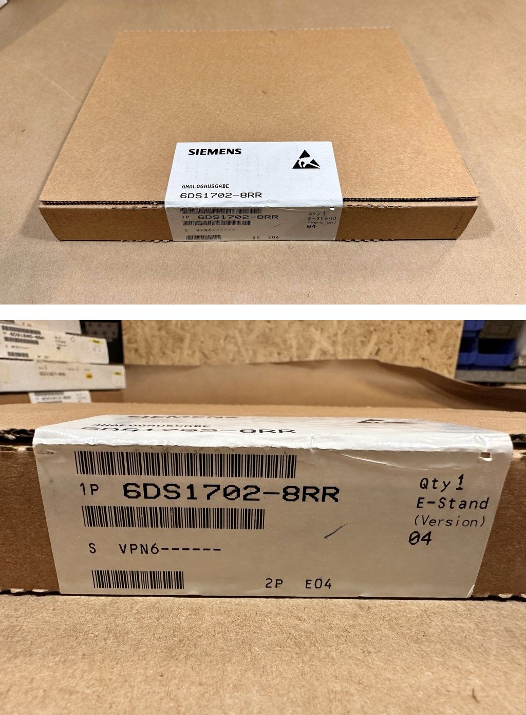 MJ400 Teleperm Siemens 6DS1702-8RR versiegelt