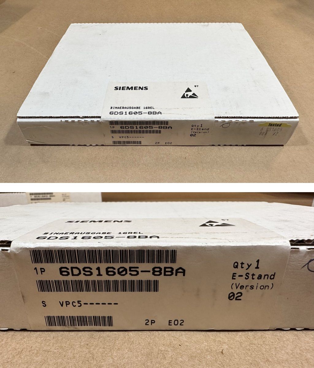 MJ453 Teleperm Siemens 6DS1605-8BA versiegelt