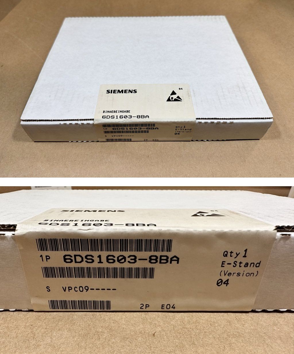 MJ455 Teleperm Siemens 6DS1603-8BA versiegelt