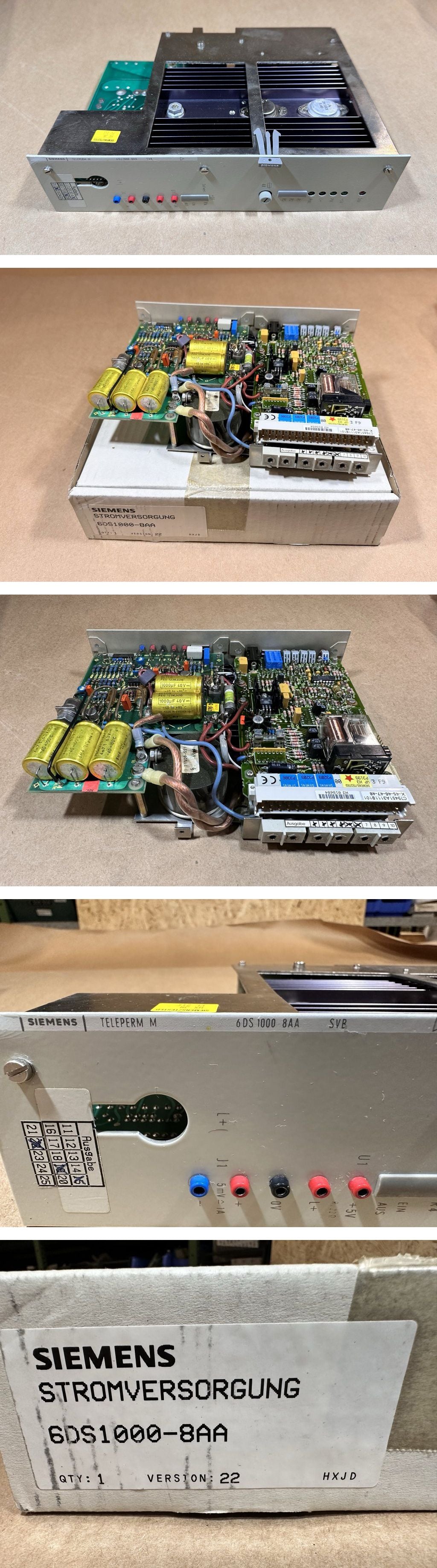 MJ460 Stromversorgung Power Supply Siemens 6DS1000-8AA Siegel offen