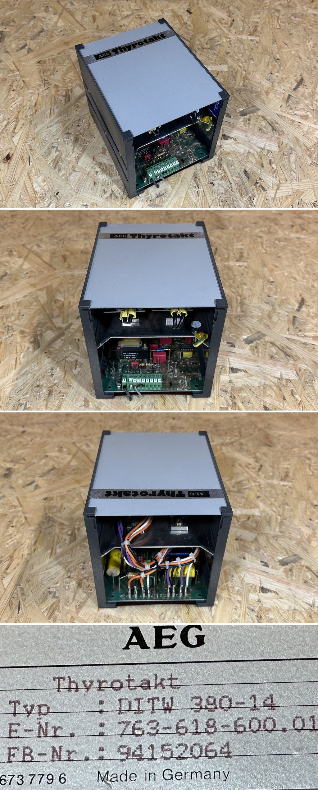 .MJ493 Leistungssteller Thyristorregler Thyrotakt AEG DITW 380-14