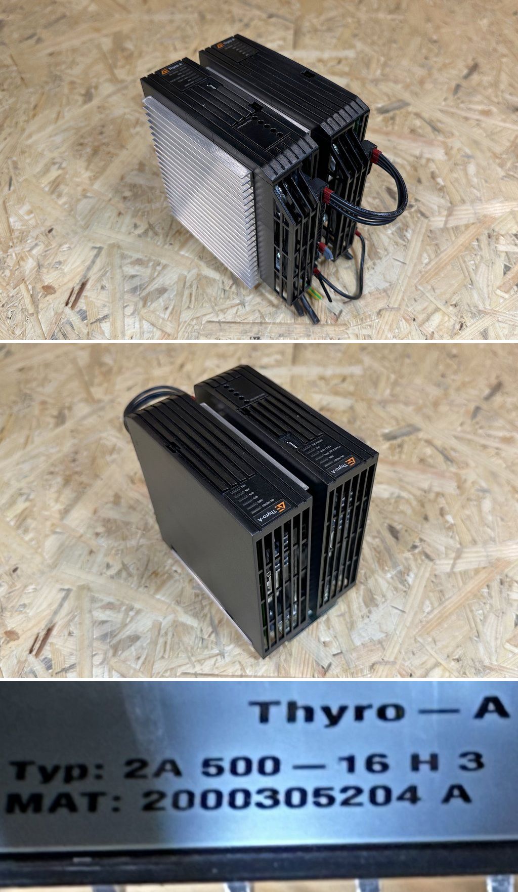 MJ497 Thyristorsteller AEG Advanced Energy Thyro-A 2A 500-16