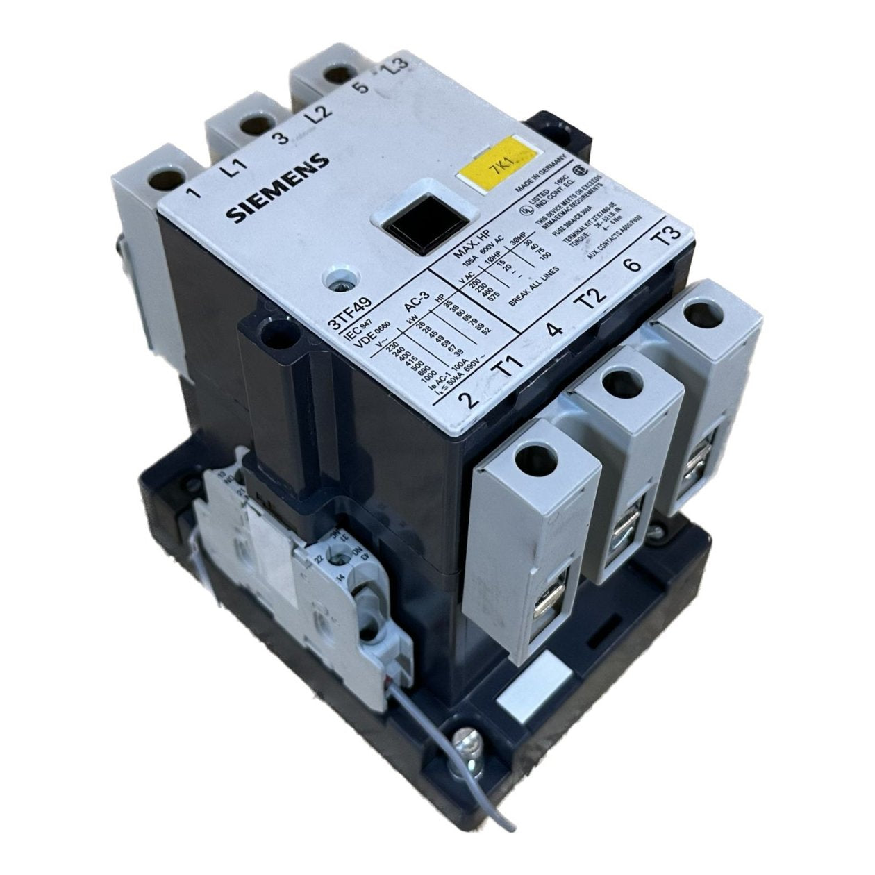 MJ512. Schütz Siemens 3TF4922-0AP0 45kW Spule 230V/AC