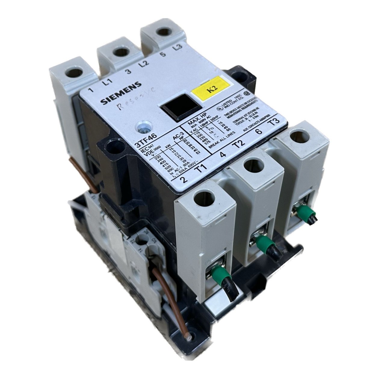 .MJ514 Schütz Siemens 3TF4622-0AP0 22kW Spule 230V/AC
