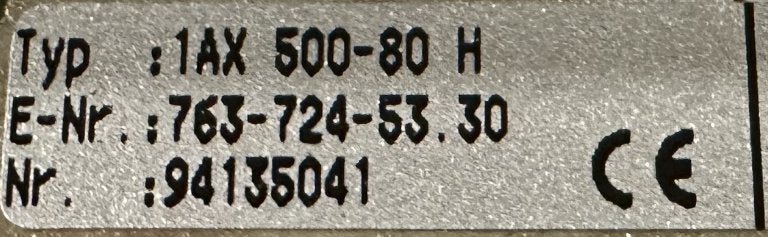 AEG Thyro-A 1A 500-80 H-4